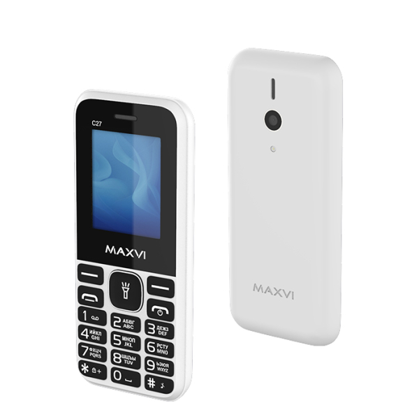 Купить Мобильный телефон Maxvi C27 white